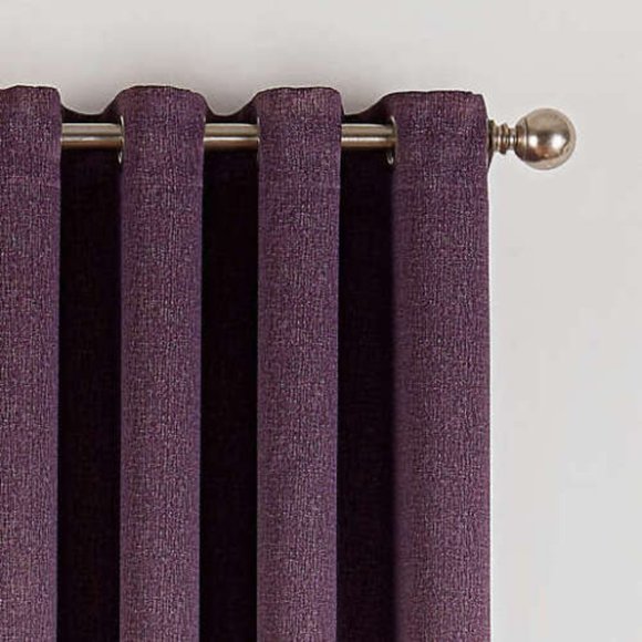 (1) Eclipse Room Darkening Rod Pocket Window Panel 84", Luna - Picture 4 of 4